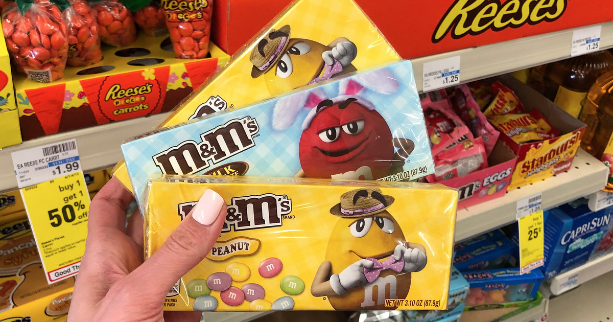 Easter M&M's & Skittles Theater Box Candy Only 50¢ at CVS (Starting 4/14)