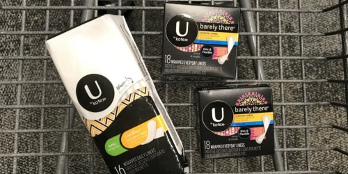 U by Kotex Pantiliners as Low as 34¢ After CVS Rewards