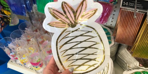 Cute Tropical Paper Plates Just $1 at Dollar Tree + More