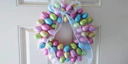 Check Out This Chic Easter Wreath Made For $6 Using Dollar Tree Supplies