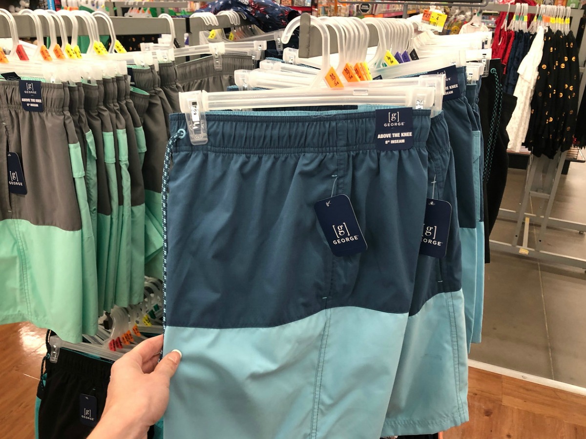 walmart george swim trunks