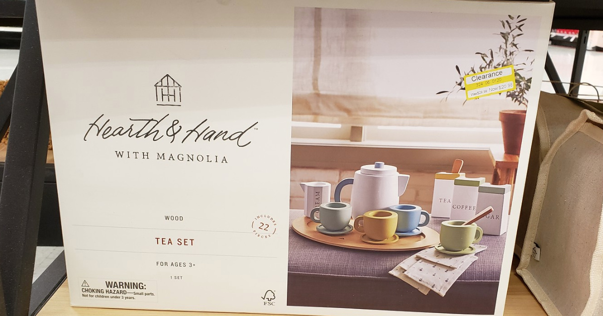 hearth and hand with magnolia tea set