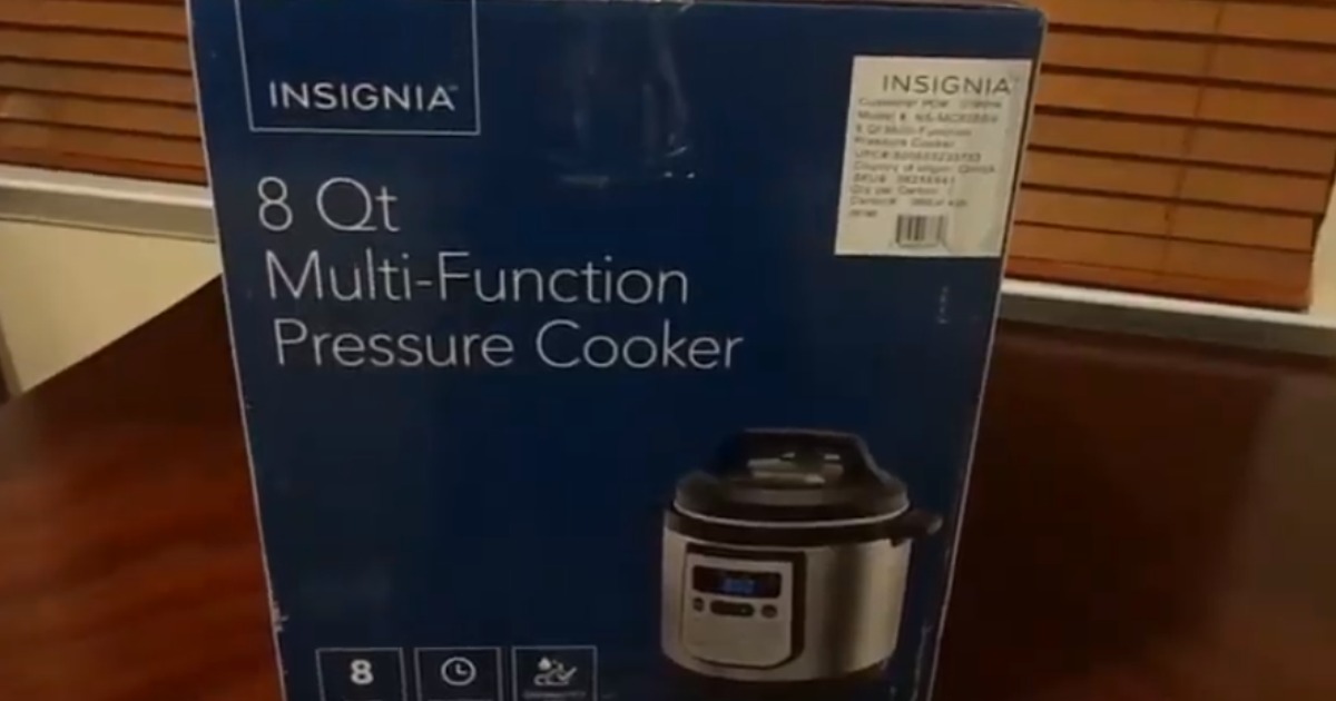 Insignia 8 qt best sale multi function pressure cooker