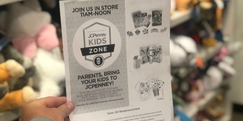 Free JCPenney Kids Craft Kit THIS Saturday, July 9th + Extra Savings Coupon for Parents