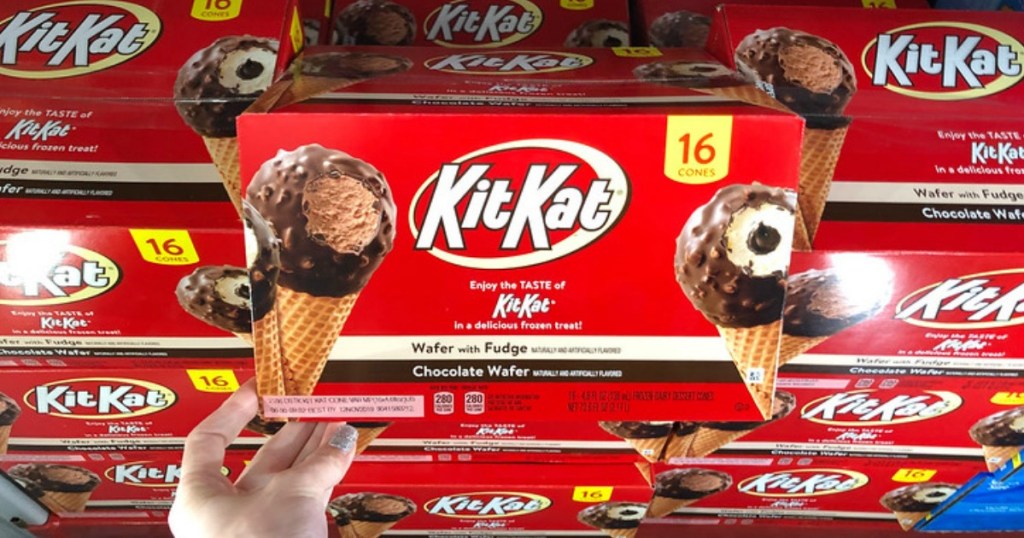 kit kat ice cream cones