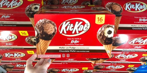 Take a Break With Kit Kat Ice Cream Cones – Just $9.98 at Sam’s Club