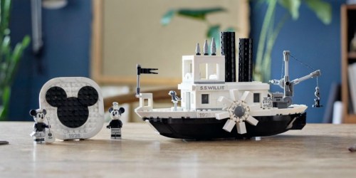 LEGO Disney Steamboat Willie Building Set Just Released