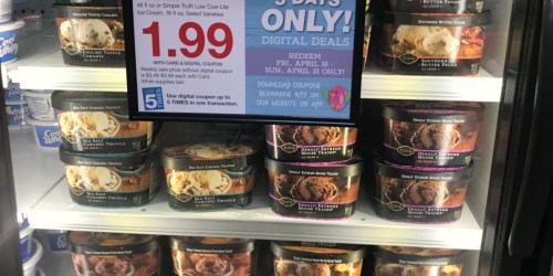 Kroger & Affiliate Shoppers: $1.99 Private Selection Ice Cream, 79¢ Reusable Bags & More (4/19 – 4/21 Only)
