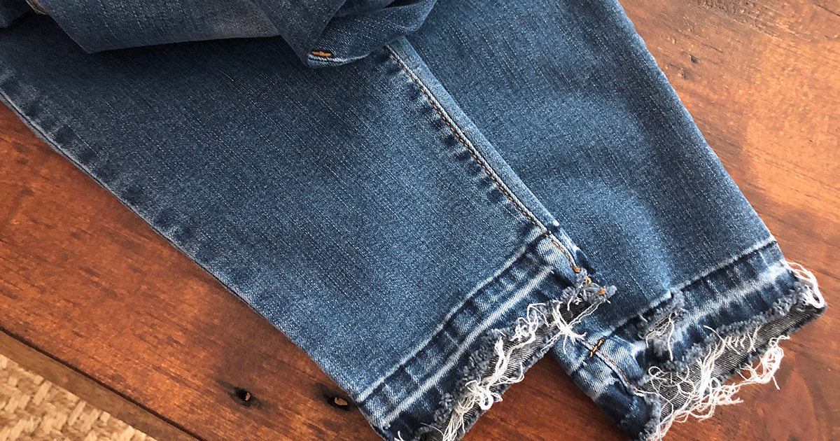 DIY Your Own Released Hem Jeans With This $2 Tool