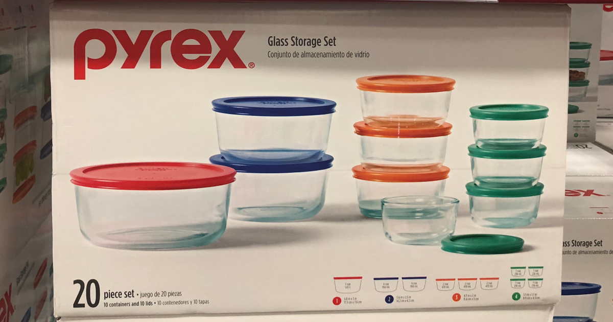 Pyrex 20-Piece Storage Set