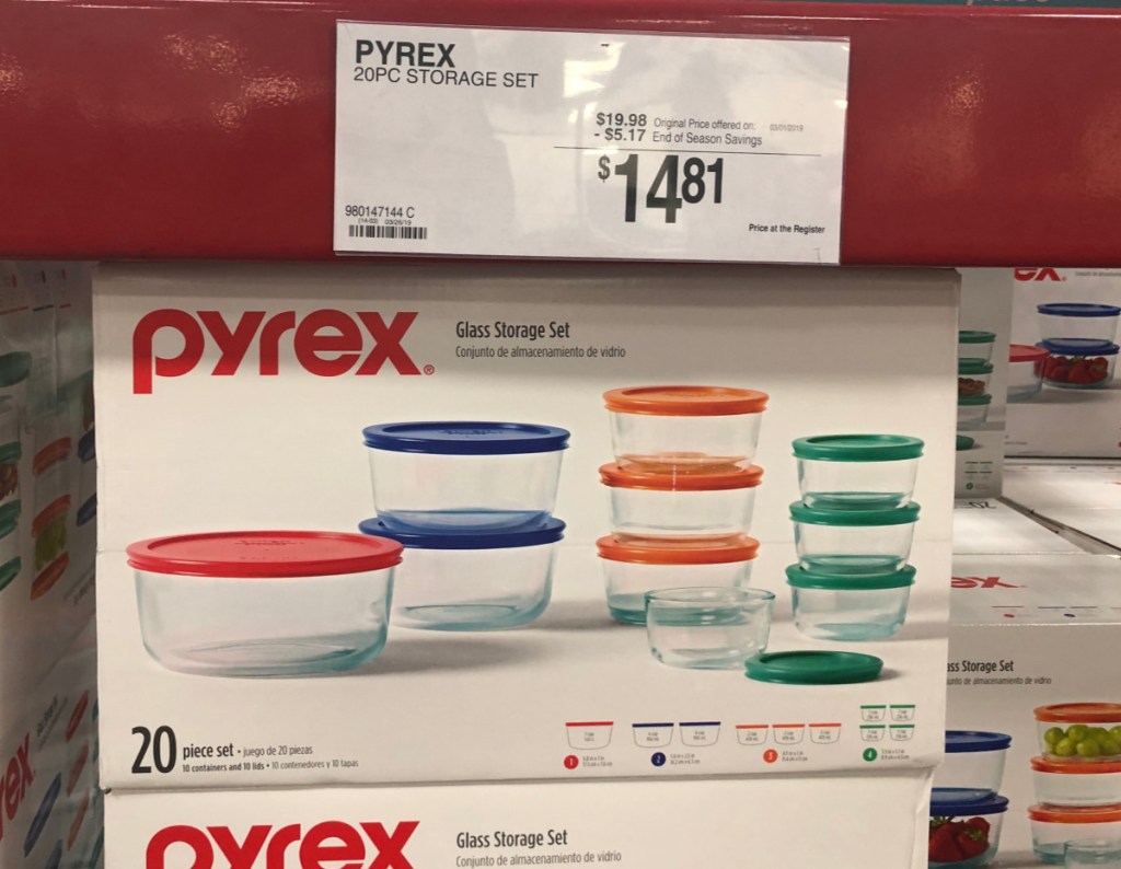 Pyrex 20-Piece Storage Set
