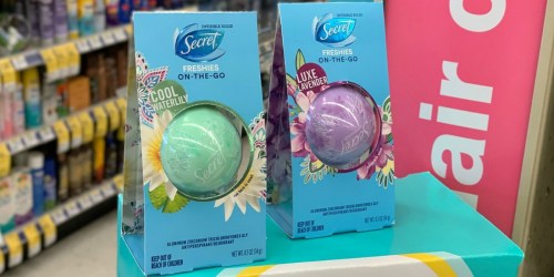 Secret Freshies Deodorant/Antiperspirant Only 50¢ Each After Walgreens Rewards & Cash Back