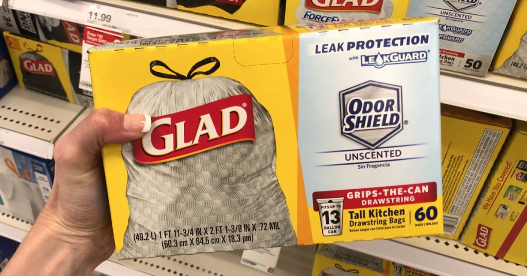 New 1 1 Glad Odorshield Trash Bag Coupon Target Deal Idea Hip2save