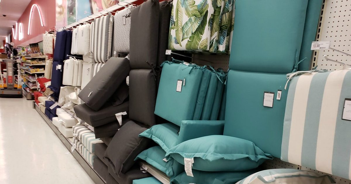 Clearance patio cushions sales target