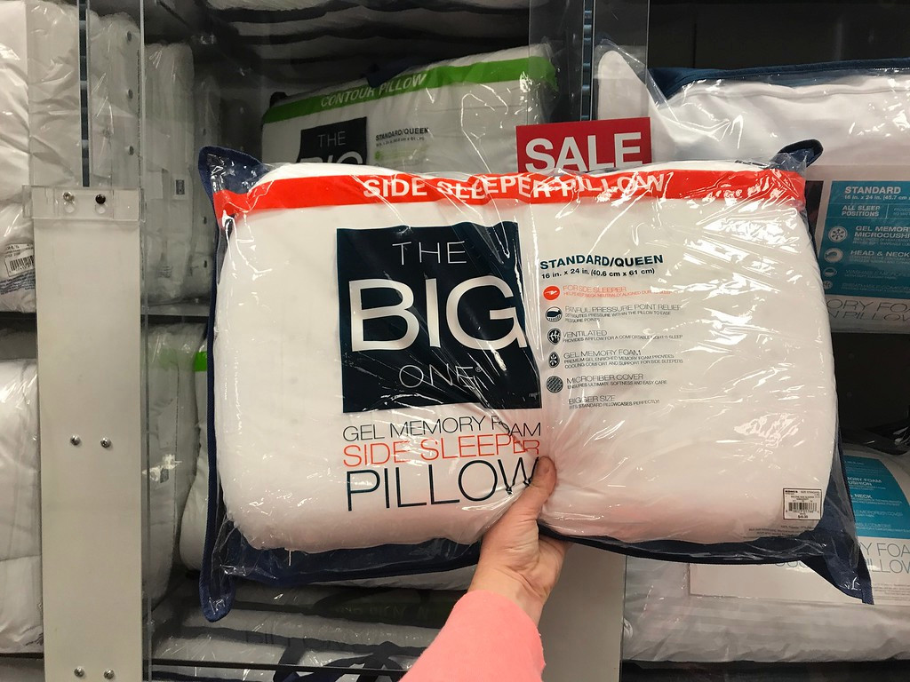 The Big One Memory Foam Side Sleeper Pillows Only $12.74 at Kohl's 