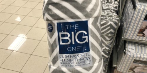 The Big One Supersoft Plush Throws Only $8.50 Each at Kohl’s + Free Store Pick-Up