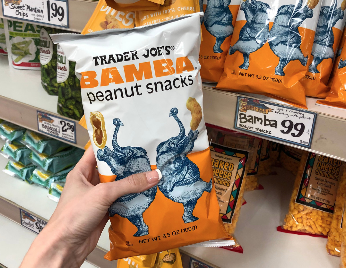 Trader Joe's Bamba peanut snacks