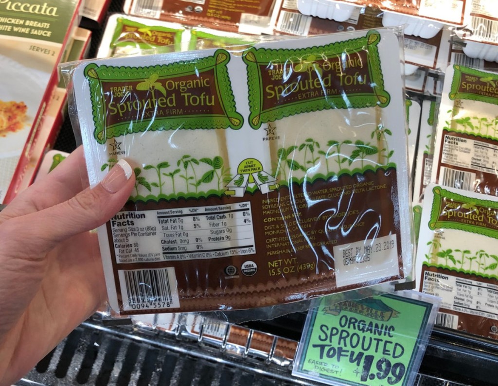 trader joe's sprouted organic tofu