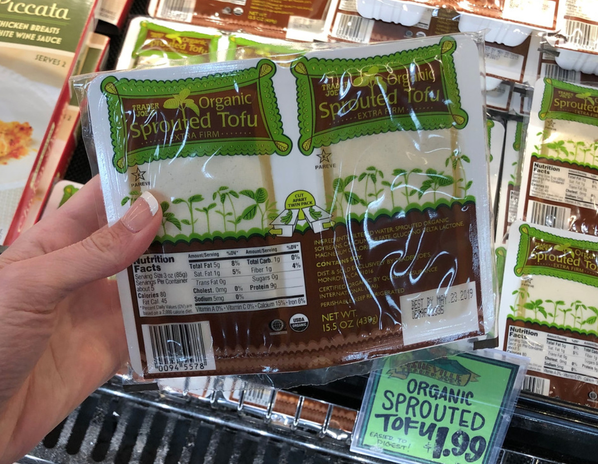Trader Joe's organic sprouted tofu