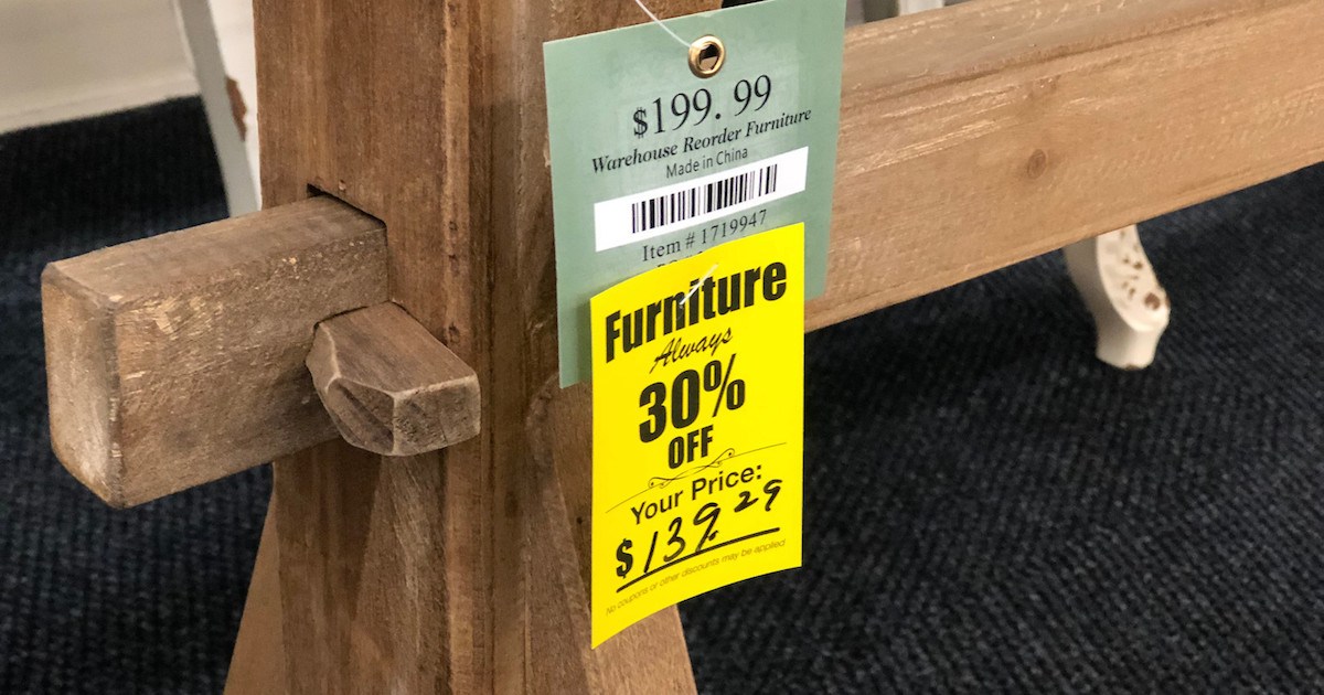 Copycat Farmhouse Console Table for 1,700 LESS at Hobby Lobby