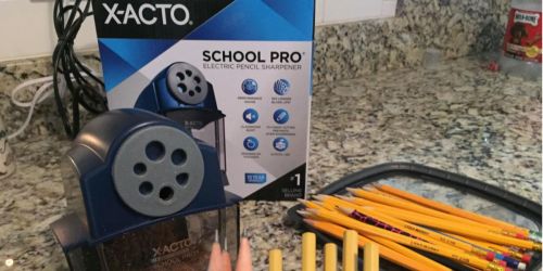 X-Acto School Pro Electric Pencil Sharpener Only $17.59 Shipped (Regularly $42)