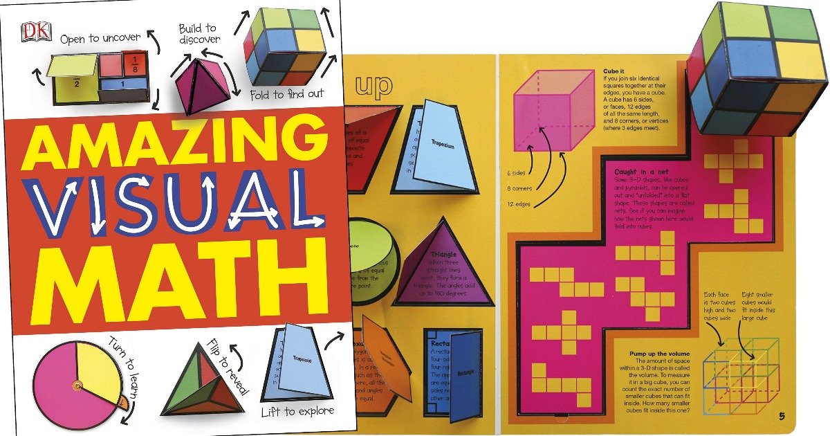 Amazing Visual Math Hardcover Book Just $7 on Amazon (Regularly $17)