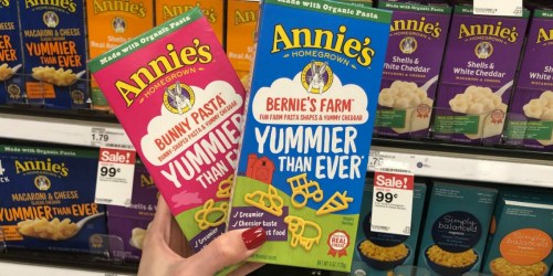 Up to 45% Off Annie’s Mac & Cheese, Snack Bars & Fruit Snacks at Target