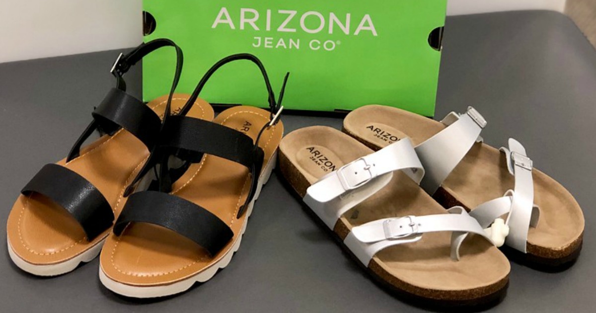 jcpenney arizona women's sandals
