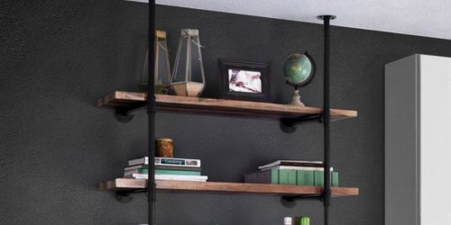 4-Tier Industrial Wall-Mounted Bookshelf Frame Only $54.99 Shipped (Regularly $86)