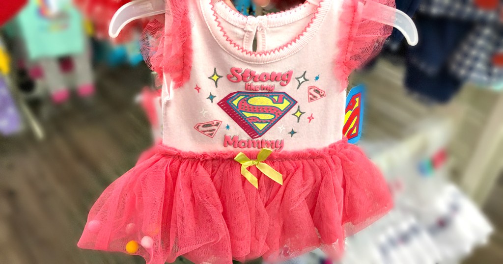 Baby Superman Girl clothing at Walmart