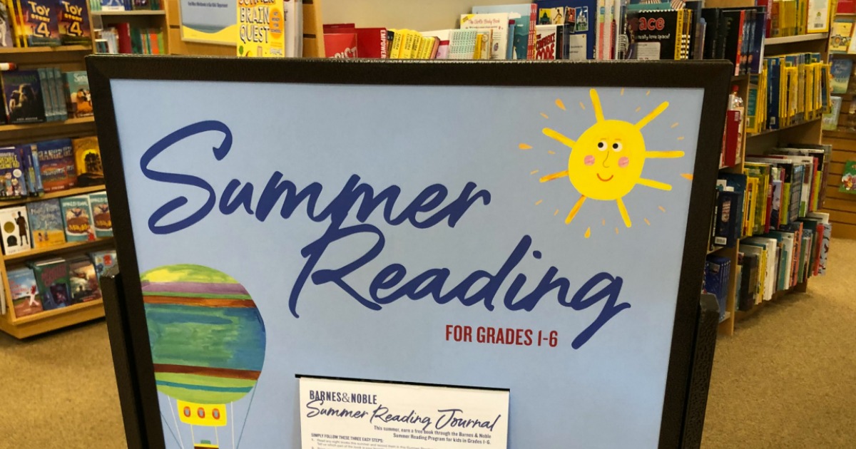 Barnes & Noble Summer Reading Program Sign 