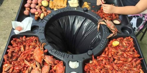 Crawfish Tabletop Available on Amazon (Easily Serve Clams, Shrimp, Crabs, Crawfish & More)