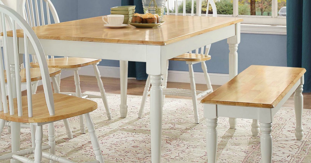 better homes and gardens kitchen table bench