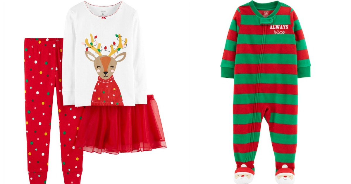 carters baby christmas pajamas