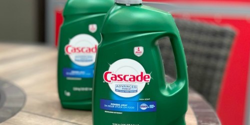 HUGE Cascade Liquid Dishwasher Detergent 125 Oz Bottle Only $6.99 at Costco (Powers Away Stuck on Food)