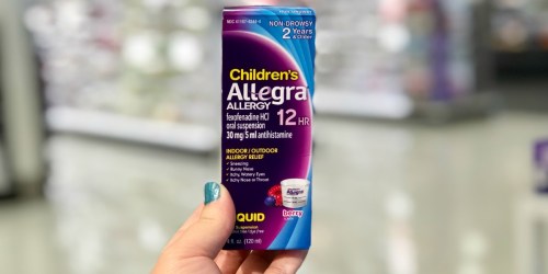 New Allegra Coupon = Children’s Allergy Relief Only $3.49 Each After Target Gift Card (Regularly $10)