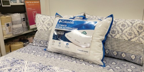 Columbia Down Alternative Queen Size Pillows from $19.99 on Kohl’s.com (Regularly $40)