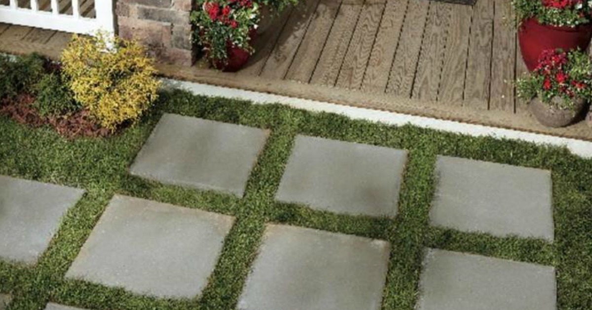 Square Concrete Paver Stones Just $1 at Lowe's - Hip2Save