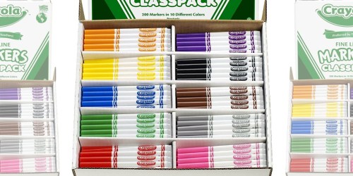 Up to 60% Off Crayola Bulk Crayons & Marker Sets + Free Shipping on Amazon