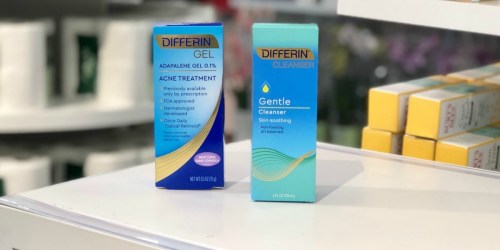 Differin Moisturizer or Cleanser Only $2 Each After Walgreens Rewards (Regularly $10.49)