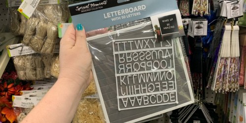 $1 Letterboards (w/ 50 Letters!), Mermaid Clippers, & More at Dollar Tree