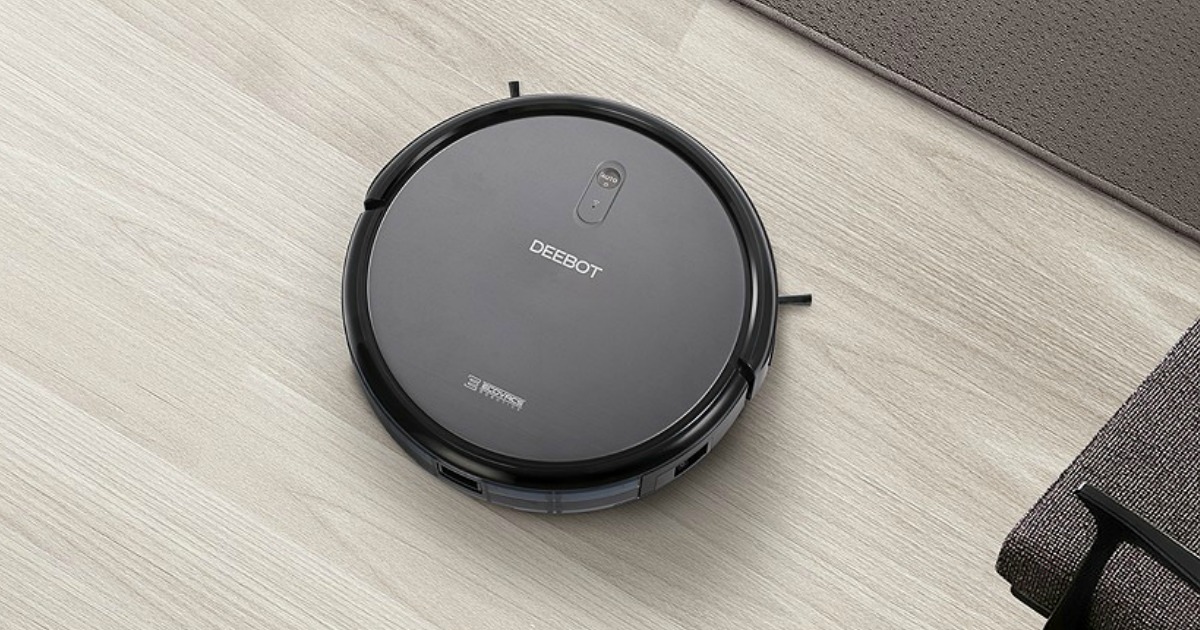 Ecovacs Deebot 500 Robotic Vacuum Cleaner on a floor in a home