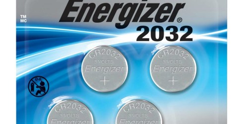 Energizer Lithium 3V Coin Battery 4-Pack Just $2.43 Shipped at Amazon + More