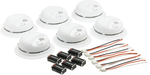 SIX First Alert Hardwired Smoke Detectors w/ Battery Backup Just $45.49 Shipped (Only $7.58 Each)