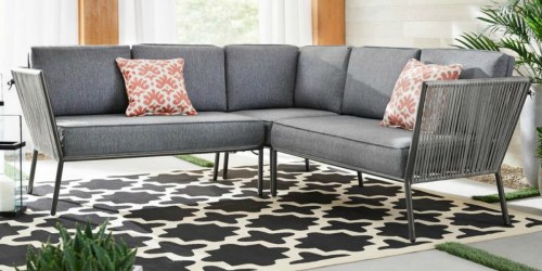 Hampton Bay Outdoor Sectional Only $359 Shipped (Regularly $500)