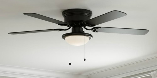 Hugger Ceiling Fan Only $39.97 at Home Depot (Regularly $55)