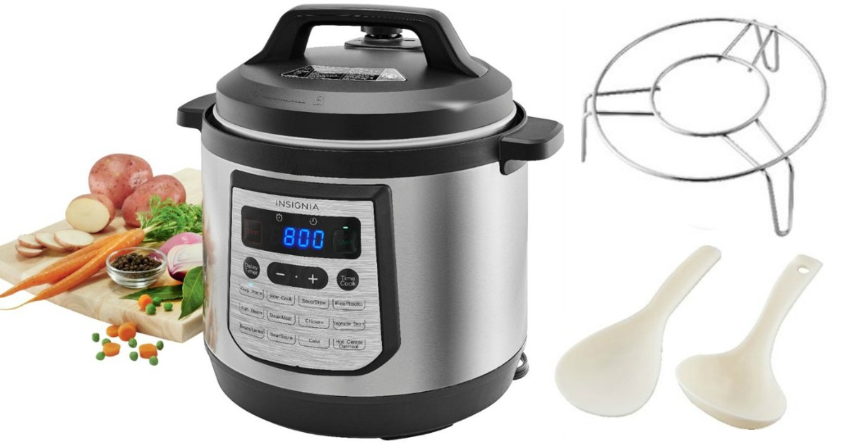 Insignia 8 Quart Multi Function Pressure Cooker Only 39.99 at Best Buy Regularly 120