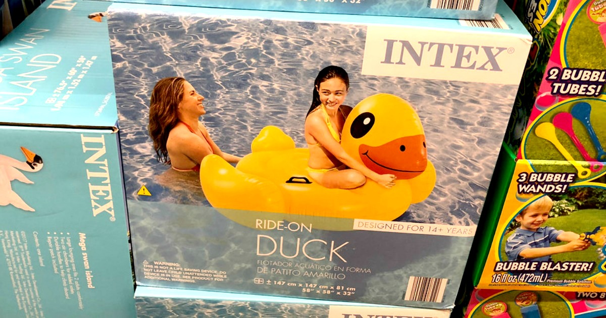 intex ride on duck