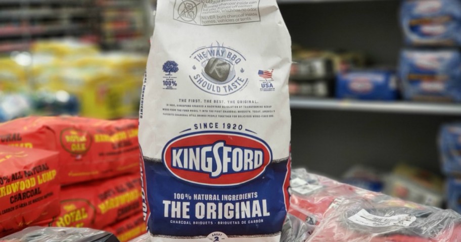 bag of Kingsford charcoal