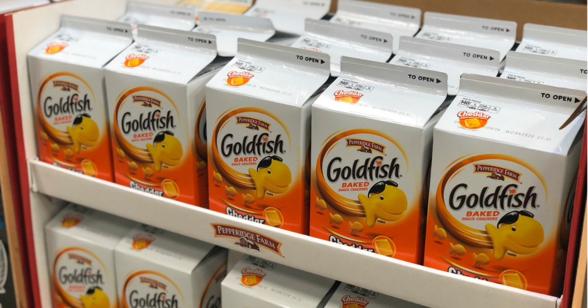 Kroger & Affiliates HUGE Pepperidge Farm Goldfish Cartons Only 4.99